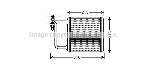 AVA QUALITY COOLING šilumokaitis, salono šildymas MS6470